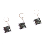 Зеркало брелок складное двухстороннее из натурального камня Серафинит Stone Mirrors варинант исполнения - 8 | Loft Concept в Ульяновске