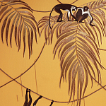 Обои с вышивкой ручной работы Étienne Original colourway on wool sateen варинант исполнения - 1 | Loft Concept в Ульяновске