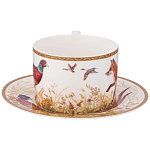 Чайная пара из фарфора 300 мл Hunting Porcelain Collection варинант исполнения - 2 | Loft Concept в Ульяновске