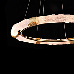 Люстра в форме кольца с золотым декором Warm Heavenly Light варинант исполнения - 6 | Loft Concept в Ульяновске