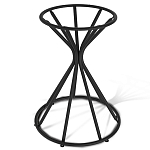 Стол обеденный с круглой керамической столешницей песчаного цвета Sand Ceramics варинант исполнения - 5 | Loft Concept в Ульяновске