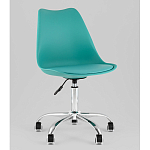 Офисный стул на металлическом основании EGGERY Blue пластик варинант исполнения - 1 | Loft Concept в Ульяновске