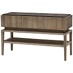 Деревянная консоль с 3-мя выдвижными ящиками Jacobo Console варинант исполнения - 1 | Loft Concept в Ульяновске