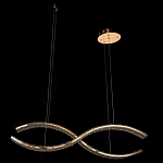 Люстра волнистой формы с фактурным хрустальным плафоном Light Delight варинант исполнения - 4 | Loft Concept в Ульяновске