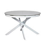 Стол обеденный раскладной круглый White Ceramic Table варинант исполнения - 2 | Loft Concept в Ульяновске
