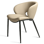 Стул обеденный кремовый из экокожи Futuristic Chair варинант исполнения - 1 | Loft Concept в Ульяновске