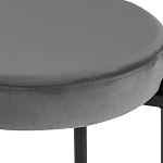 Табурет с мягким круглым сиденьем RIO Grey варинант исполнения - 3 | Loft Concept в Ульяновске