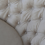 Кресло вращающееся велюровое кремовое Rotation варинант исполнения - 2 | Loft Concept в Ульяновске