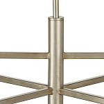 Люстра с 6-ю белыми матовыми плафонами из стекла в форме цилиндра Longitude варинант исполнения - 2 | Loft Concept в Ульяновске