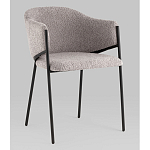 Стул Brace букле серый варинант исполнения - 1 | Loft Concept в Ульяновске