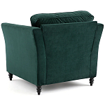 Кресло с обивкой из хлопкового велюра Porter Green Armchair варинант исполнения - 3 | Loft Concept в Ульяновске