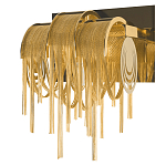 Бра с перфорированными металлическими дугами и цепочками 22 см Atlantis Chain варинант исполнения - 5 | Loft Concept в Ульяновске