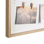 Рамка для фото с подсветкой c 6-ю деревянными прищепками в комплекте Photo Backlight варинант исполнения - 3 | Loft Concept в Ульяновске