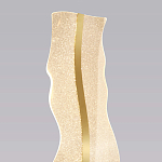 Торшер с изогнутым каркасом Golden Wave варинант исполнения - 3 | Loft Concept в Ульяновске