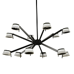 Люстра черного цвета на штанге Noir Supernova варинант исполнения - 1 | Loft Concept в Ульяновске