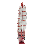 Декоративная модель деревянного красного парусника в подарочной упаковке With The low варинант исполнения - 2 | Loft Concept в Ульяновске