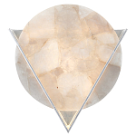 Бра светодиодное с диском из кварца Vendetta варинант исполнения - 1 | Loft Concept в Ульяновске