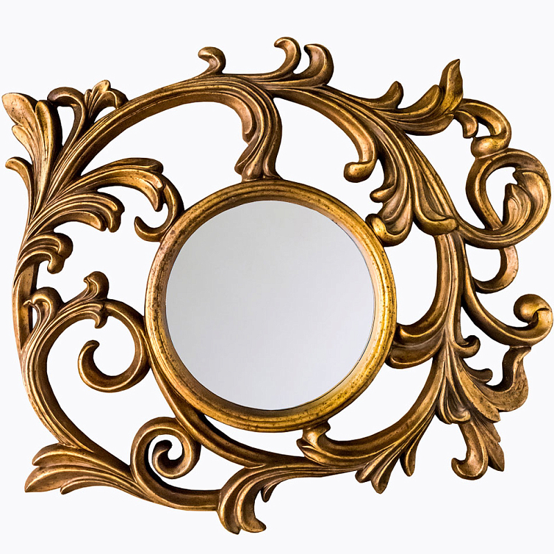 Зеркало настенное с рамой цвета античная бронза Classic Ornament Mirror Античная Бронза Зеркало в Ульяновске | Loft Concept 