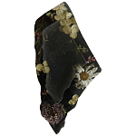 Подставка под благовония из эпоксидной смолы с цветами черная Epoxy Resin Flowers Incense Stand Black варинант исполнения - 1 | Loft Concept в Ульяновске