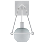 Бра белое с матовым стеклянным плафоном в форме шара White Lighthouse варинант исполнения - 3 | Loft Concept в Ульяновске