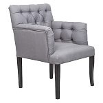 Кресло Addison Chic Armchair grey flax варинант исполнения - 1 | Loft Concept в Ульяновске