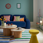 Настенное зеркало в зеленой раме Nya Green Mirror варинант исполнения - 5 | Loft Concept в Ульяновске