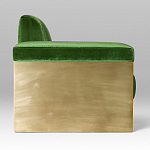 Эксклюзивный Диван в стиле Арт-деко Phoenix с элегантными латунными элементами  варинант исполнения - 2 | Loft Concept в Ульяновске