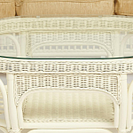 Комплект уличной мебели из ротанга Clara белый варинант исполнения - 13 | Loft Concept в Ульяновске