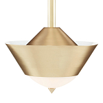 Подвесной светильник светодиодный конусообразный Сone Shaped Gold Pendant варинант исполнения - 2 | Loft Concept в Ульяновске