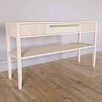 Дизайнерская Консоль с полкой и ящиком Primo Светлый дуб варинант исполнения - 2 | Loft Concept в Ульяновске