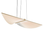 Люстра в виде распахнутых крыльев из тонких металлических планок Flight of Freedom варинант исполнения - 1 | Loft Concept в Ульяновске