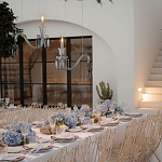 Подвесной светильник стеклянный в виде канделябра Curved Glass Chandelier варинант исполнения - 7 | Loft Concept в Ульяновске