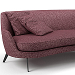 Мебельная ткань Шенилл фиолетовый цвет 138 см T4-25 варинант исполнения - 4 | Loft Concept в Ульяновске