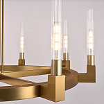 Люстра CANELLE Round Chandelier 8 Modern Brass варинант исполнения - 1 | Loft Concept в Ульяновске