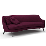 Мебельная ткань Шенилл фиолетовый цвет 138 см T4-27 варинант исполнения - 6 | Loft Concept в Ульяновске