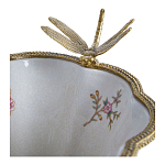 Ваза из фарфора с бронзвой стрекозой  Paradise Dragonfly варинант исполнения - 3 | Loft Concept в Ульяновске