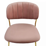 Стул Singer Chair без подлокотников Розовый Велюр варинант исполнения - 5 | Loft Concept в Ульяновске