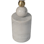 Торшер мраморный с белым абажуром Floor lamp Jewelry варинант исполнения - 2 | Loft Concept в Ульяновске