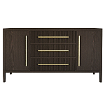 Буфет Primo с тремя ящиками и двумя фасадами Темный орех варинант исполнения - 9 | Loft Concept в Ульяновске