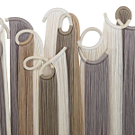 Настенный декор с бахромой белого и бежевого цвета Abstraction I варинант исполнения - 1 | Loft Concept в Ульяновске