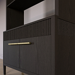 Стеллаж Primo с ящиками Темный орех варинант исполнения - 4 | Loft Concept в Ульяновске