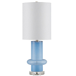 Настольная лампа из стекла с высоким абажуром Column варинант исполнения - 3 | Loft Concept в Ульяновске