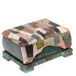 Шкатулка с мозаикой из натуральных камней Stone Casket варинант исполнения - 1 | Loft Concept в Ульяновске
