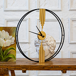 Часы настенные круглые из металла Mirror Tower Clock варинант исполнения - 3 | Loft Concept в Ульяновске