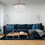 Бра с круглым основанием и длинными прозрачныи стеклянными трубками Nembus варинант исполнения - 8 | Loft Concept в Ульяновске