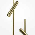 Напольный торшер светодионый золотой Lumen Duo варинант исполнения - 3 | Loft Concept в Ульяновске