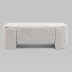 Банкетка Taks букле светло-серый варинант исполнения - 4 | Loft Concept в Ульяновске