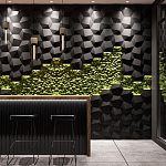 Гипсовая 3D панель с принтографией PM-30 варинант исполнения - 1 | Loft Concept в Ульяновске