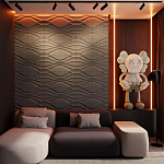 Гипсовая 3D панель с принтографией PM-04 варинант исполнения - 1 | Loft Concept в Ульяновске