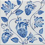 Плитка с узором Сердце варинант исполнения - 2 | Loft Concept в Ульяновске